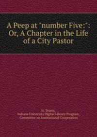 A Peep at "number Five:": Or, A Chapter in the Life of a City Pastor