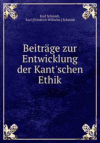 Beitrage zur Entwicklung der Kant
