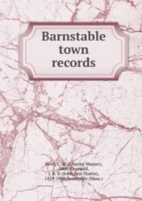 Barnstable town records