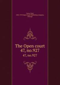 The Open court. 47, no.927