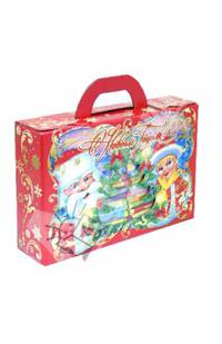 Книжки-игрушки. Портфель "С Новым годом!". Цвет красный