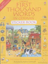 First 1000 Words in German Sticker Book