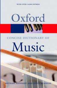 The Concise Oxford Dictionary of Music