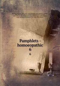Pamphlets - homoeopathic. 6