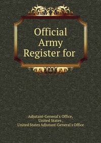 Official Army Register for .