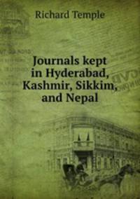 Journals kept in Hyderabad, Kashmir, Sikkim, and Nepal