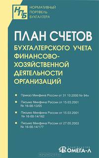 План счетов бухгалтерского учета финансово-хозяйственной деятельности организаций