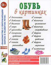 Обувь в картинках. Наглядное пособие для педагогов, логопедов, воспитателей и родителей