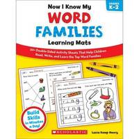 Now I Know My Word Families: Activity Sheets (grades K-2)