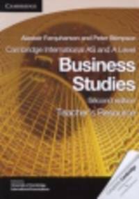 Cambridge International AS and A Level. Business (CD)