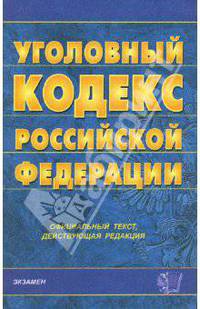 Уголовный кодекс РФ. 2007 год
