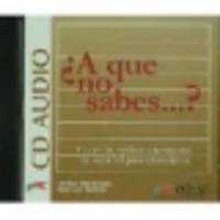 A Que No Sabes? (CD)