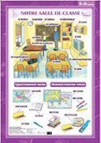 Наглядное пособие по французскому языку. "Классная комната”. 5-8 классы