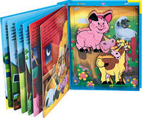 Книжки с игрушками. домашние животные (синяя)