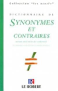 Dictionnaire des Synonymes et Contraires