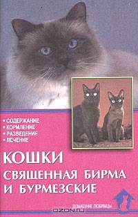 Кошки священная бирма и бурмезские. Содержание. Кормление. Разведение. Лечение