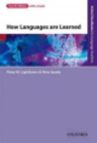 How languages are learned