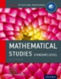 IB Diploma. Mathematical Studies