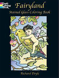 Fairlyland Stained Glass Coloring Book