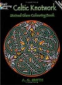 Celtic Knotwork Stained Glass. Colouring Book