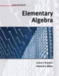 Elementary Algebra Class Test