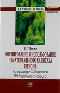 Формирование и использование нематериального капитала региона (на примере Сибирского федеративного округа): Монография
