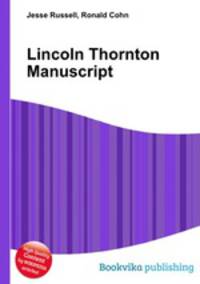 Lincoln Thornton Manuscript