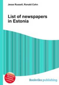List of newspapers in Estonia