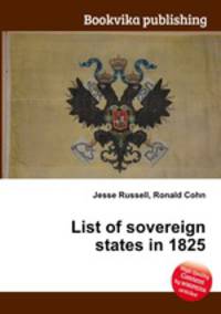 List of sovereign states in 1825