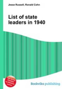 List of state leaders in 1940