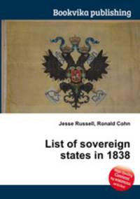List of sovereign states in 1838
