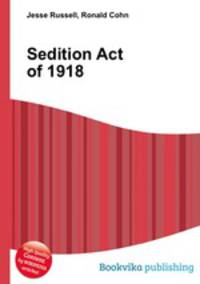 Sedition Act of 1918