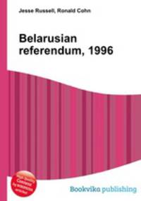 Belarusian referendum, 1996