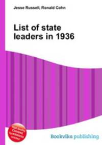List of state leaders in 1936