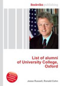 List of alumni of University College, Oxford