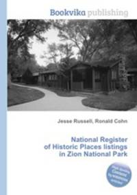 National Register of Historic Places listings in Zion National Park