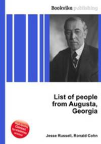 List of people from Augusta, Georgia