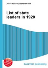 List of state leaders in 1920