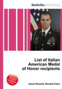 List of Italian American Medal of Honor recipients