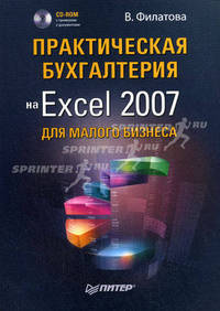 Практическая бухгалтерия на Excel 2007 для малого бизнеса (+ CD-ROM)