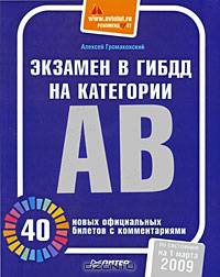 Экзамен в ГИБДД на категории А, В. 40 новых официальных билетов с комментариями