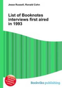 List of Booknotes interviews first aired in 1993