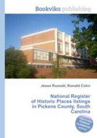 National Register of Historic Places listings in Pickens County, South Carolina