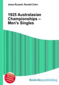 1925 Australasian Championships – Men