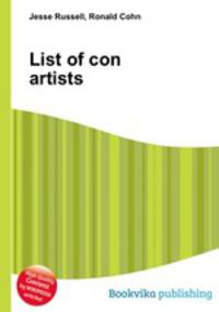 List of con artists