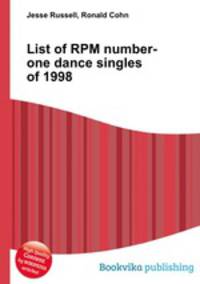 List of RPM number-one dance singles of 1998