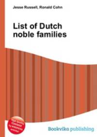 List of Dutch noble families