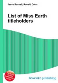 List of Miss Earth titleholders