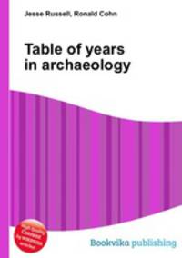 Table of years in archaeology