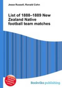 List of 1888–1889 New Zealand Native football team matches